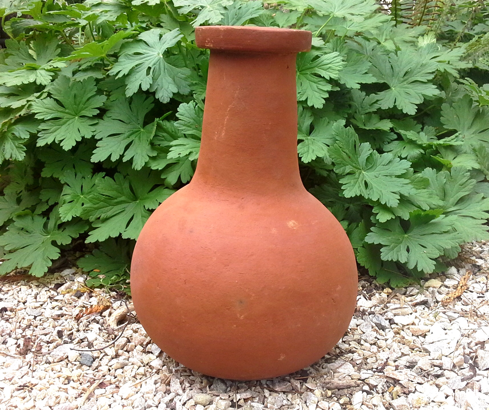 Clay olla irrigation pot