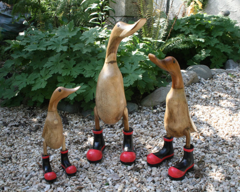 Ducks in Gumboots Selao Home and Garden Art