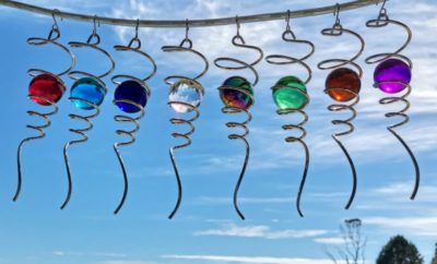 Single Glass Ball Spirals