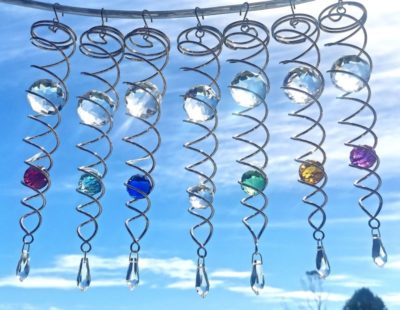 Double Glass Ball Spirals