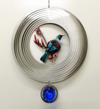 Tui (silver rings) Wind Spinner